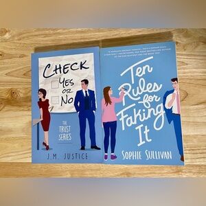Two Paper Back Rom Com Books